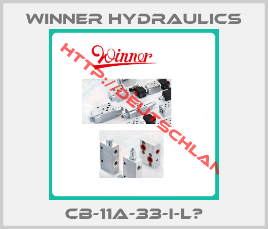 Winner Hydraulics-CB-11A-33-I-L　