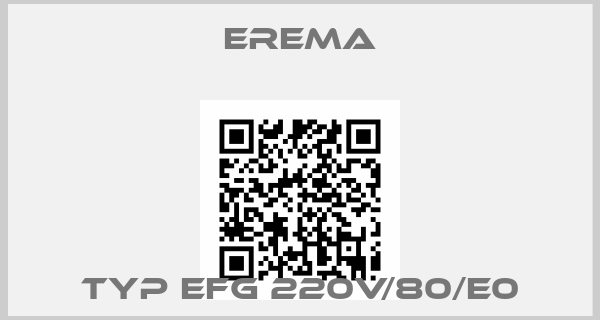 EREMA-Typ EFG 220V/80/E0