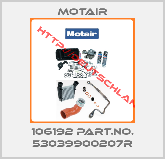 Motair-106192 Part.No. 53039900207R