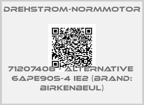 Drehstrom-Normmotor-71207408 - ALTERNATIVE  6APE90S-4 IE2 (BRAND: BIRKENBEUL)