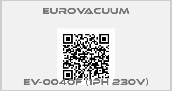 Eurovacuum-EV-0040F (1ph 230V)