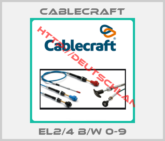Cablecraft-EL2/4 B/W 0-9