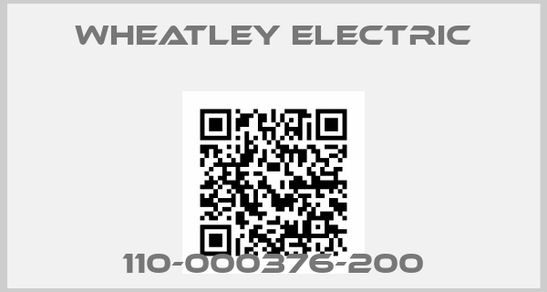 Wheatley Electric-110-000376-200