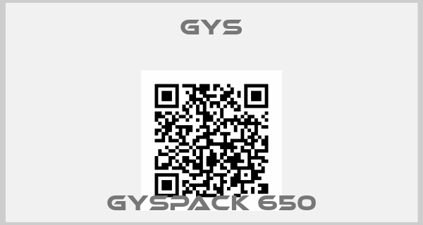 GYS-Gyspack 650