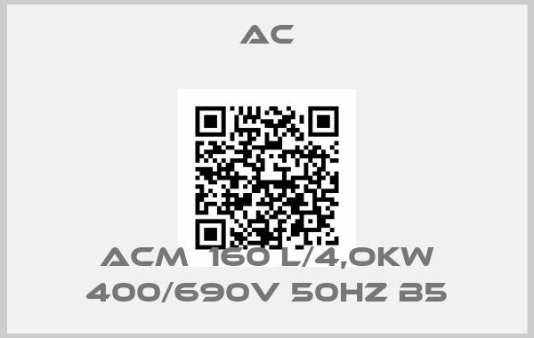 AC-ACM  160 L/4,OKW 400/690V 50HZ B5
