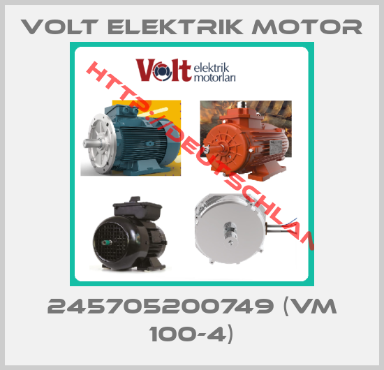 Volt Elektrik Motor-245705200749 (VM 100-4)