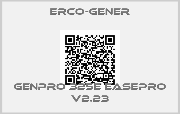 ERCO-GENER-GenPro 325e EasePro V2.23