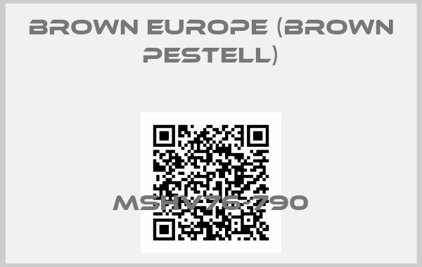 Brown Europe (Brown Pestell)-MSHV76-790