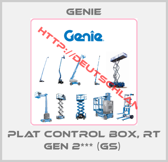 Genie-PLAT CONTROL BOX, RT GEN 2*** (GS) 