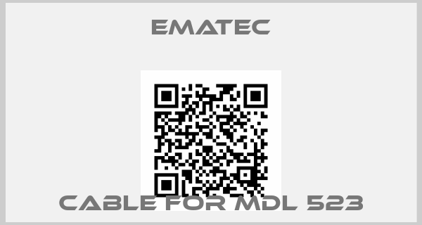 Ematec-cable for MDL 523