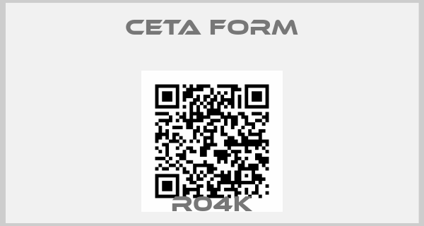 CETA FORM-R04K