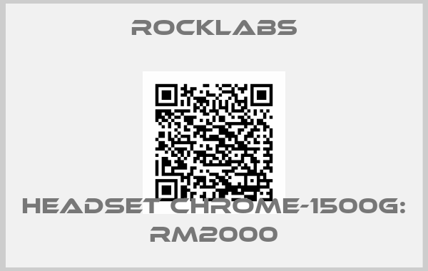 ROCKLABS-HEADSET CHROME-1500g: RM2000