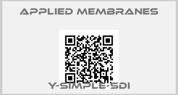 Applied Membranes-Y-SIMPLE-SDI