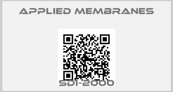 Applied Membranes-SDI-2000