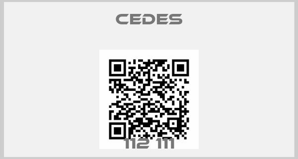 Cedes-112 111