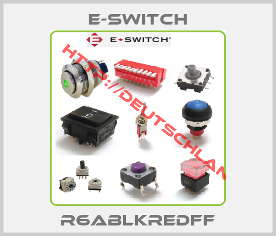 E-Switch-R6ABLKREDFF