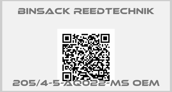 Binsack Reedtechnik-205/4-5-AQ022-MS OEM