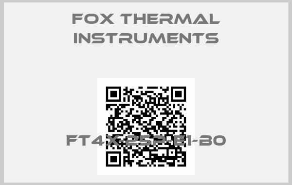 Fox Thermal Instruments-FT4X-25P-E1-B0