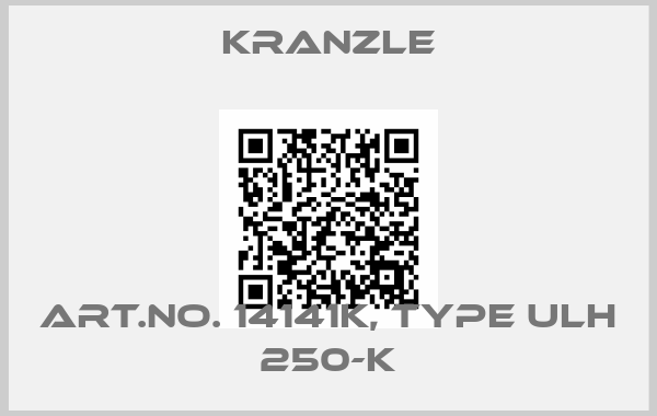 kranzle-Art.No. 14141K, Type ULH 250-K