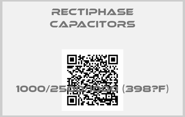 Rectiphase capacitors-1000/2500/1000 (398μF)