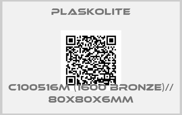 Plaskolite-C100516M (1600 Bronze)//  80x80x6mm