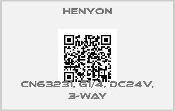 Henyon-CN63231, G1/4, DC24V, 3-way