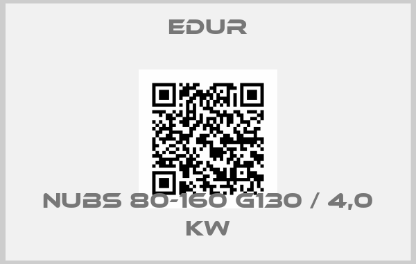 Edur-NUBS 80-160 G130 / 4,0 KW