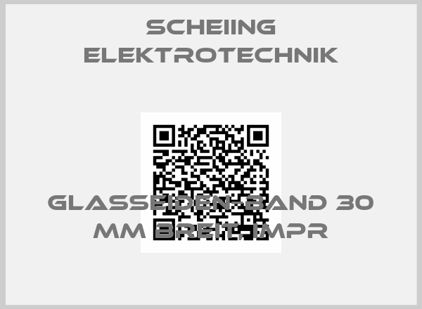 Scheiing Elektrotechnik-Glasseiden−Band 30 mm breit, impr