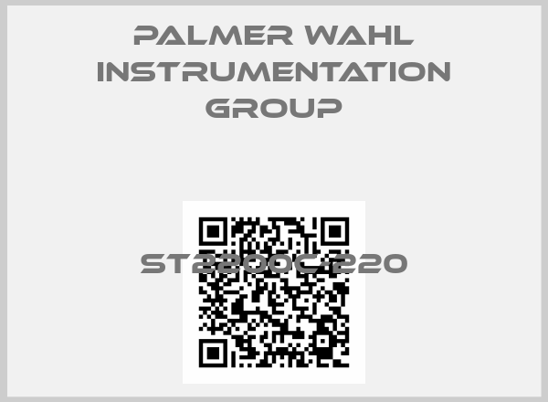 Palmer Wahl instrumentation Group-ST2200C-220