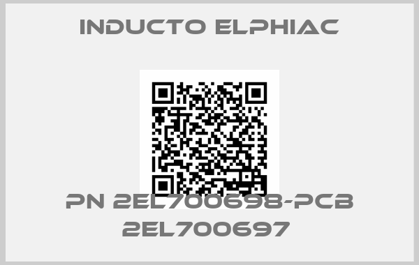 Inducto Elphiac-PN 2EL700698-PCB 2EL700697 
