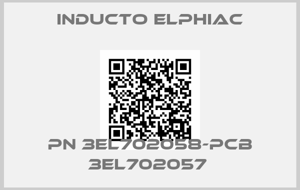 Inducto Elphiac-PN 3EL702058-PCB 3EL702057 