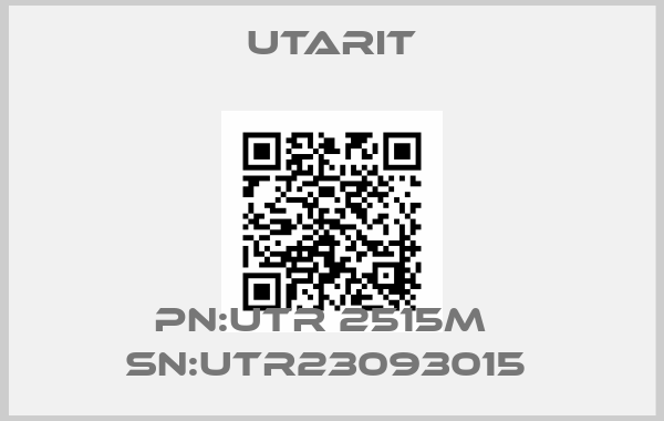 utarit-PN:UTR 2515M   SN:UTR23093015 