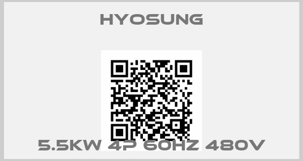 Hyosung-5.5kW 4P 60Hz 480V