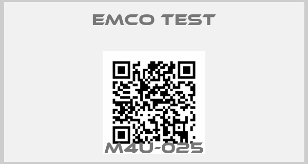 EMCO TEST-M4U-025