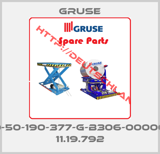 GRUSE-E-100-50-190-377-G-B306-00000667 11.19.792