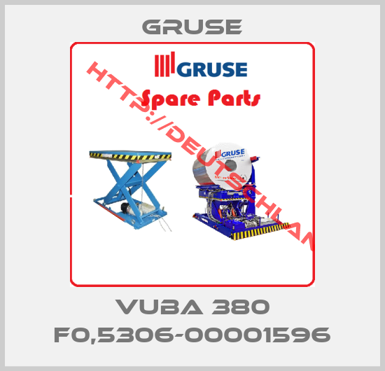 GRUSE-VUBA 380 F0,5306-00001596
