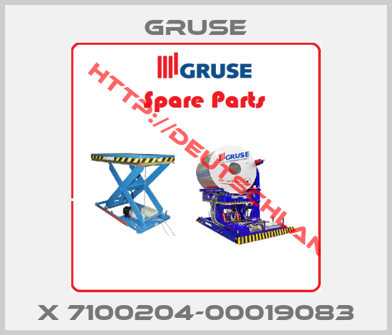 GRUSE-X 7100204-00019083