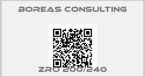 BOREAS CONSULTING-ZRO 200/240