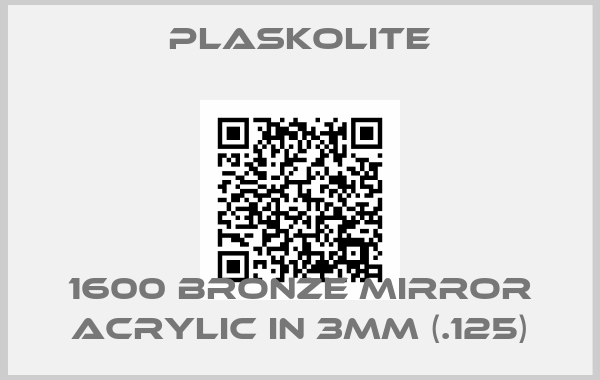 Plaskolite-1600 Bronze Mirror Acrylic in 3MM (.125)