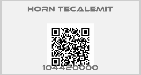Horn Tecalemit-104420000