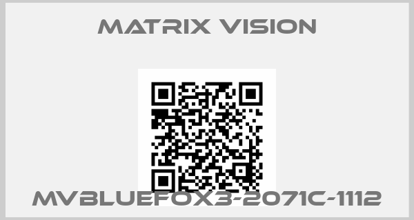 Matrix Vision-mvBlueFOX3-2071C-1112
