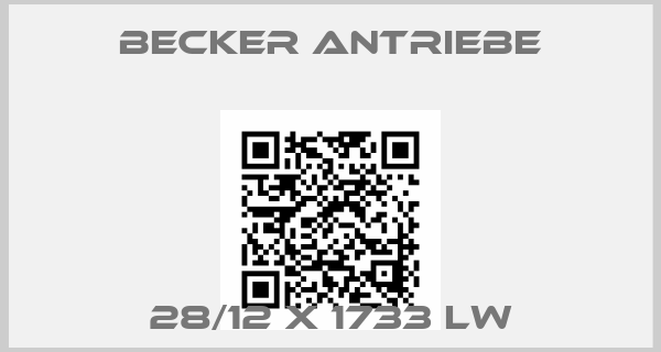 Becker Antriebe-28/12 X 1733 LW
