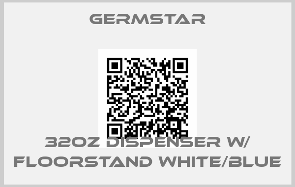 Germstar-32oz Dispenser w/ Floorstand White/Blue