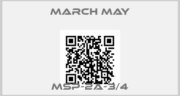 March May-MSP-2A-3/4