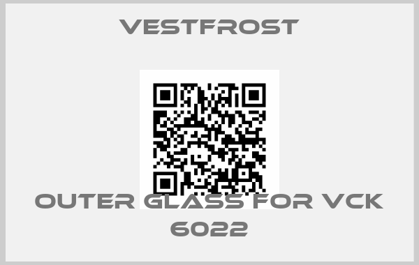 Vestfrost-Outer glass for VCK 6022