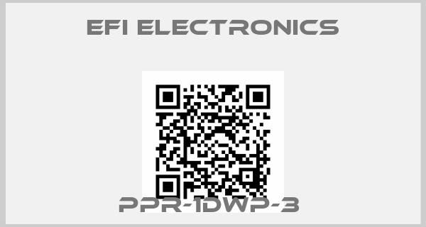 Efi Electronics-PPR-1DWP-3 
