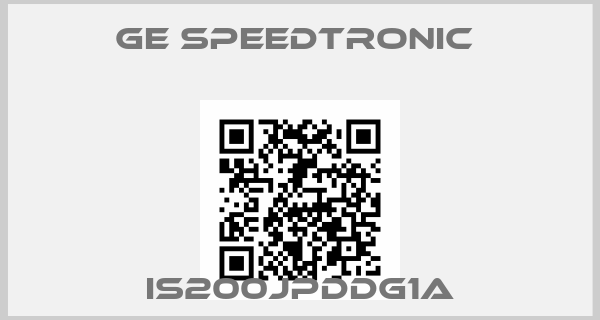 GE Speedtronic -IS200JPDDG1A