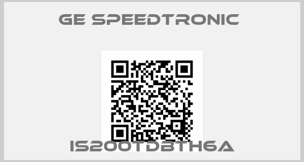 GE Speedtronic -IS200TDBTH6A