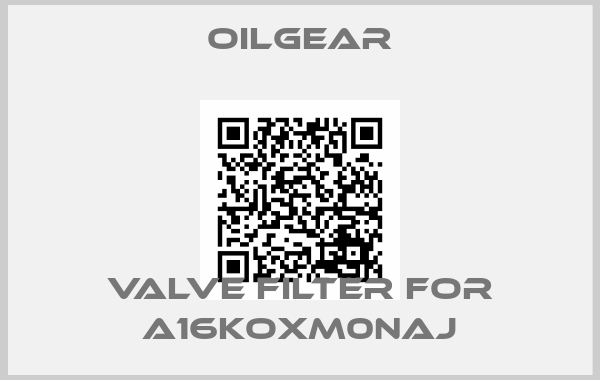 Oilgear-valve filter for A16KOXM0NAJ