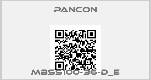 Pancon-MBSS100-36-D_E